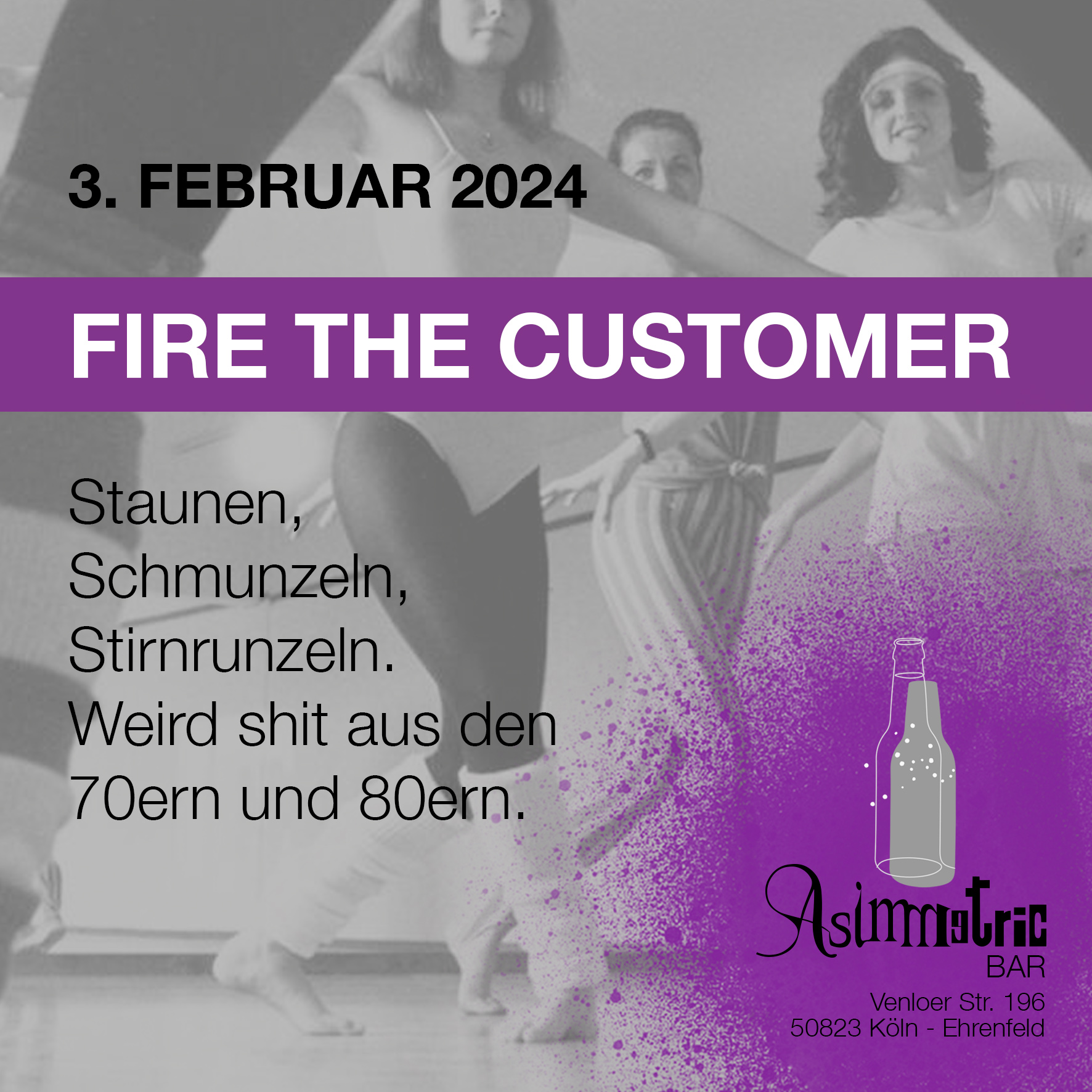 Fire The Customer - 3.2.2024 - Asimmetric Bar
