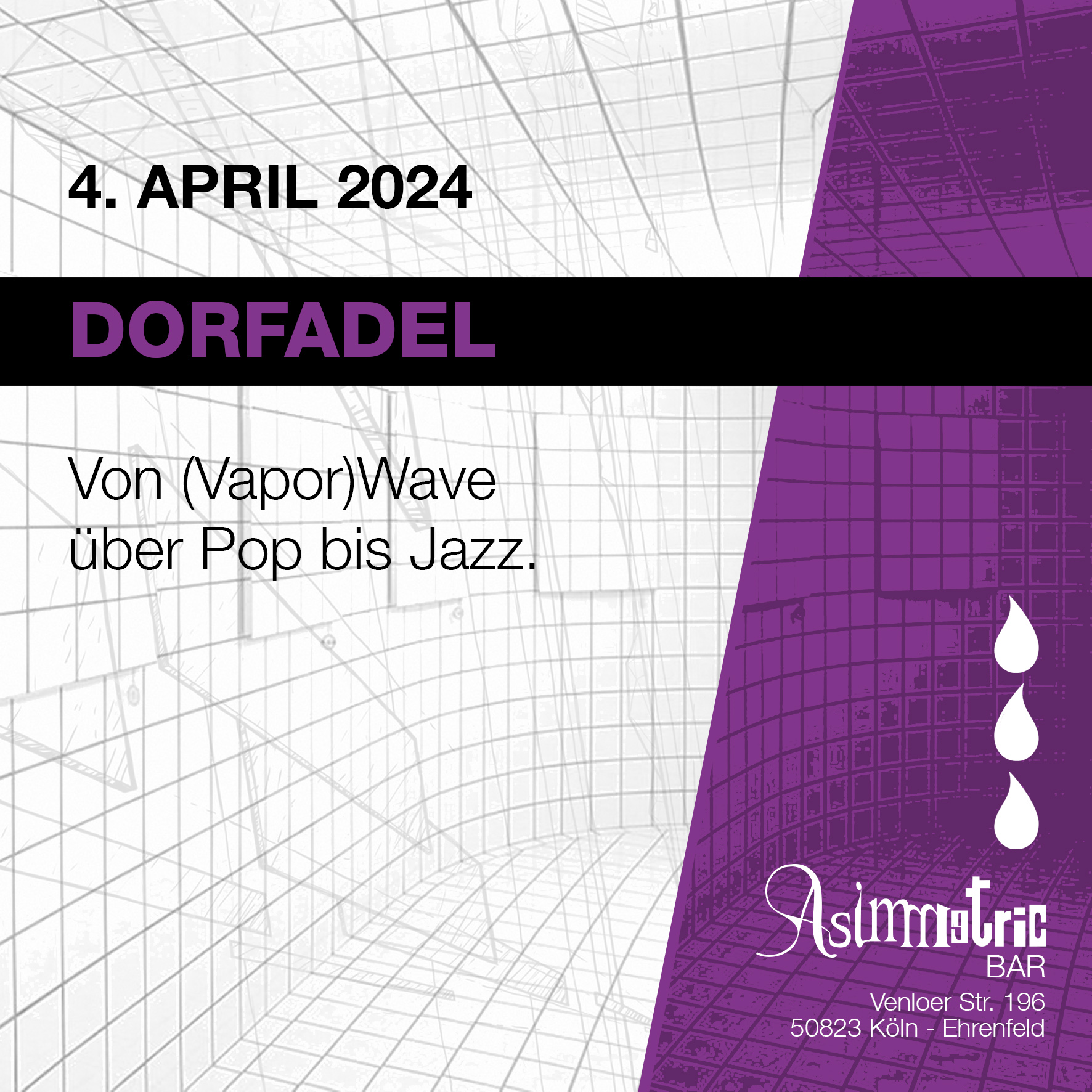 Dorfadel - Vapor Wave Pop Jazz - asimmetric bar - 4.4.2024