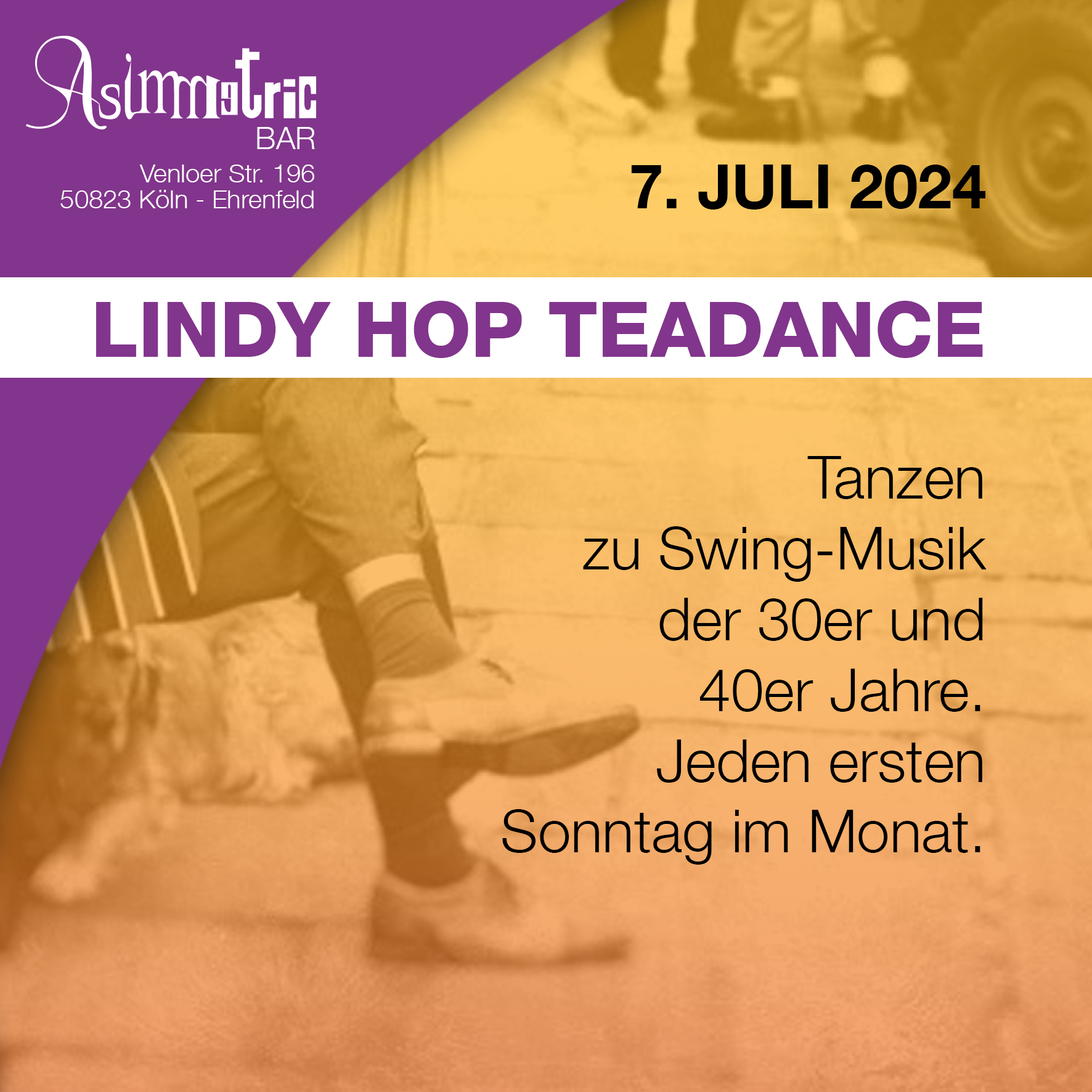 asimmetric bar * Venloer Str. 196 * 50823 Köln - Lindy Hop