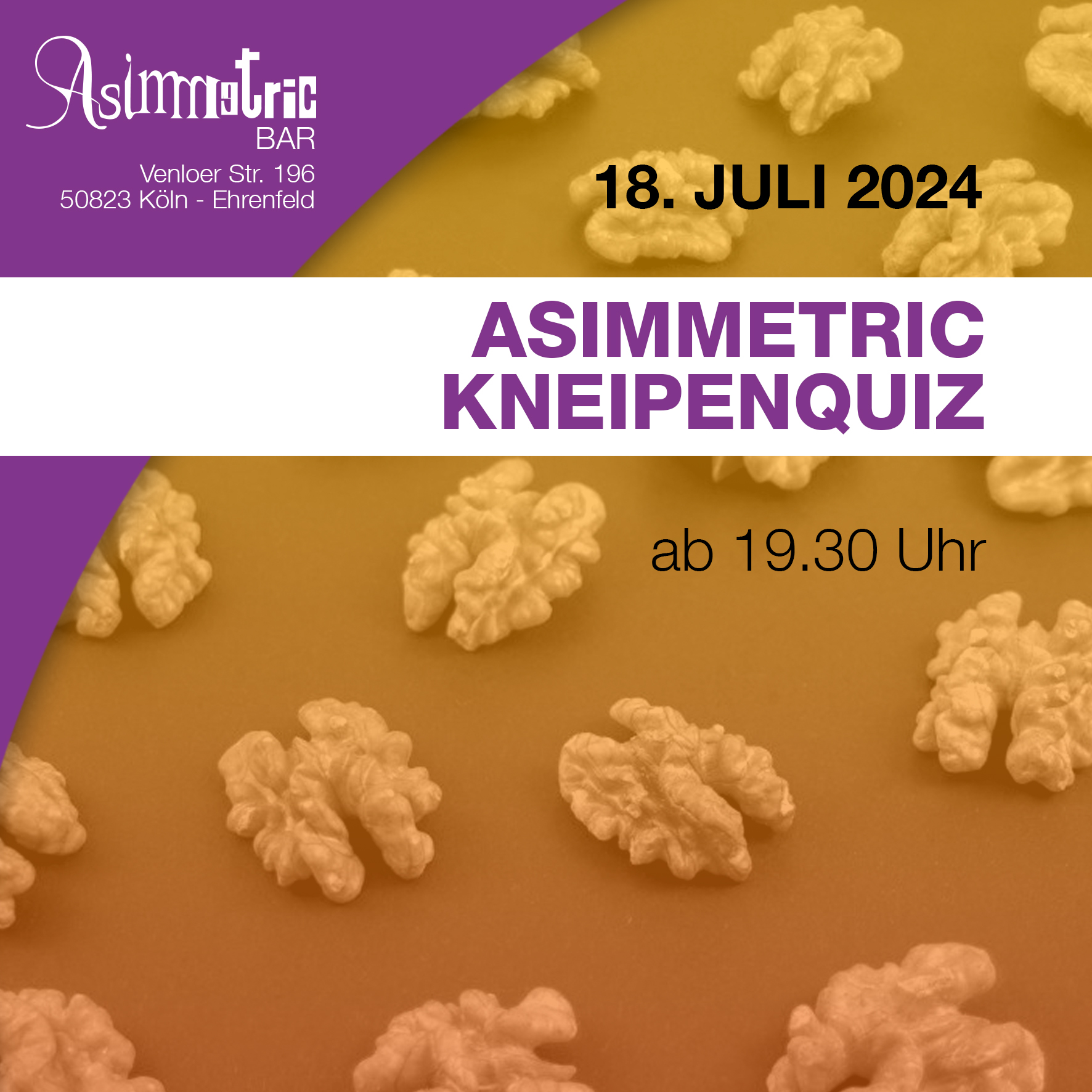 asimmetric bar * Venloer Str. 196 * 50823 Köln - Kneipenquiz