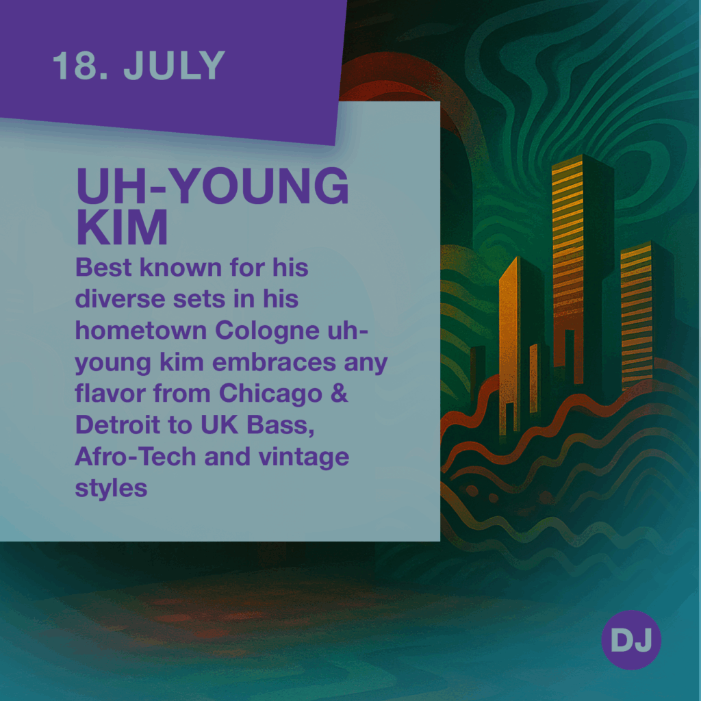 Uh-Young Kim - DJ Set - 18.07.2025 - ASIMMETRIC BAR | Venloer Str. 196 | 50823 Köln