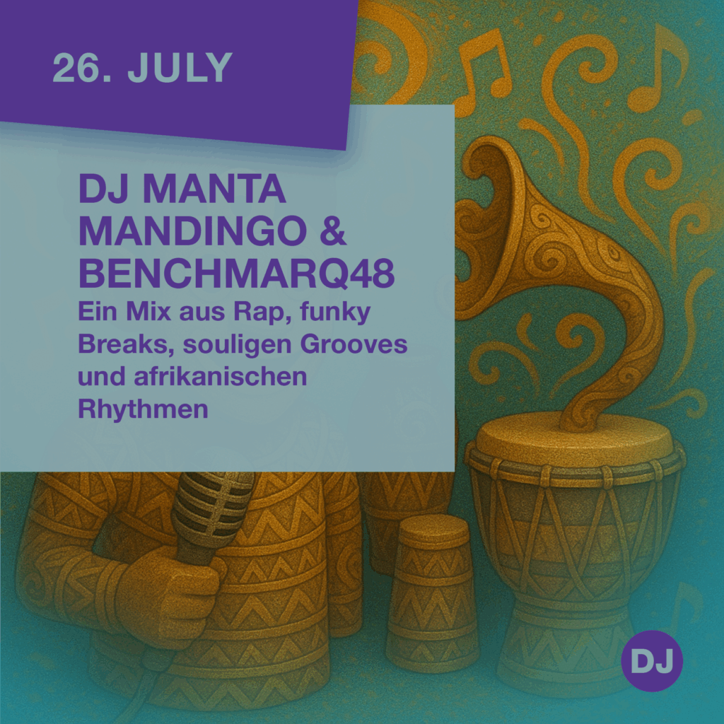  DJ Manta Mandingo & Benchmarq48 - DJ Set - 26.07.2025 - ASIMMETRIC BAR | Venloer Str. 196 | 50823 Köln