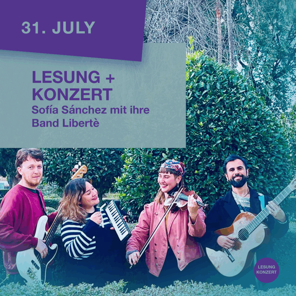 Sofia Sànchez mit ihrer Band Libertè - ASIMMETRIC BAR | Venloer Str. 196 | 50823 Köln