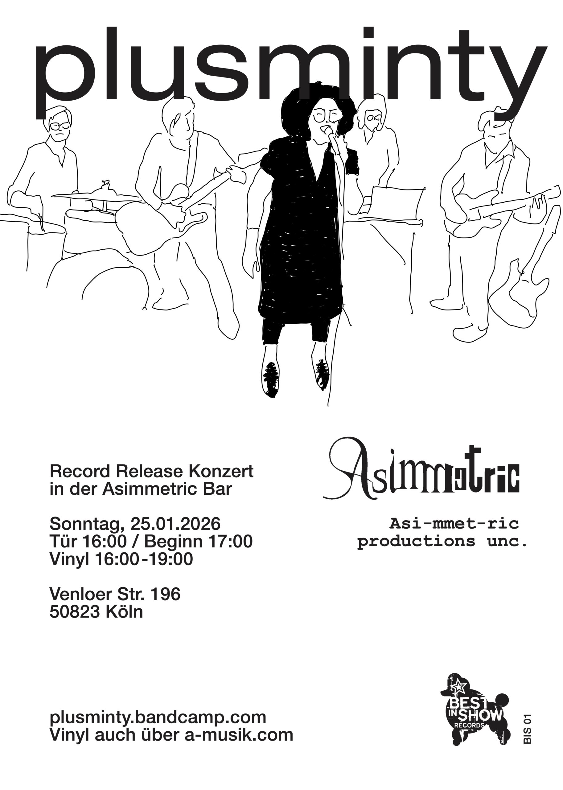 plusminty - 25.1.2026 | ASIMMETRIC BAR | Venloer Str. 196 | 50823 Köln