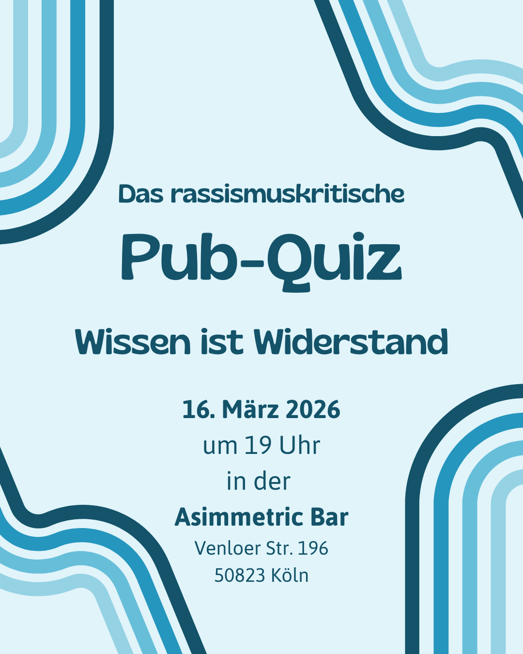 Wissen ist Widerstand – Das rassismuskritische Pub-Quiz