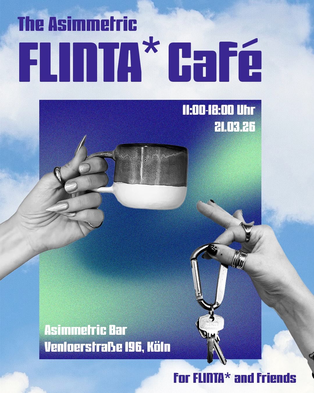The Asimmetric FLINTA* Café